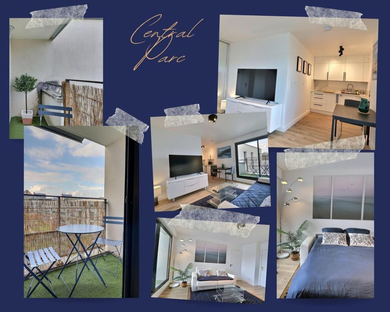Central Park - Studio Calme - Balcon - Mon Groom 特鲁瓦 外观 照片